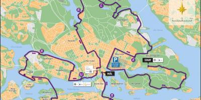 Στοκχόλμη ποδηλάτων χάρτης