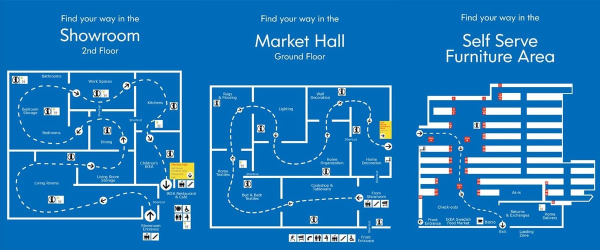 χάρτης της ikea Stockholm