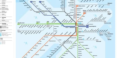 Χάρτης της Στοκχόλμης διαμετακόμισης