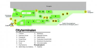 Arlanda express χάρτη της διαδρομής