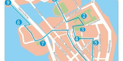 Της στοκχόλμης, gamla stan χάρτης