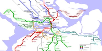 Χάρτης της pendeltåg χάρτης της Στοκχόλμης