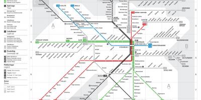 Χάρτης της sl μετρό