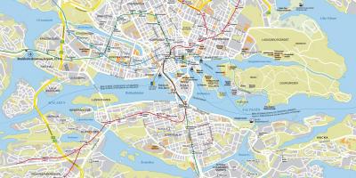 Χάρτης της πόλης της Στοκχόλμης