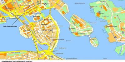 Χάρτης της Στοκχόλμης cruise terminal