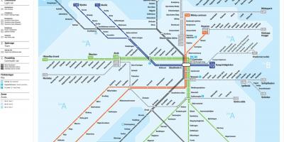 Sl tunnelbana χάρτης