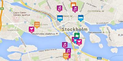 Χάρτης της γκέι χάρτης της Στοκχόλμης